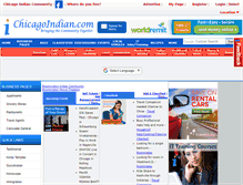Tablet Screenshot of chicagoindian.com